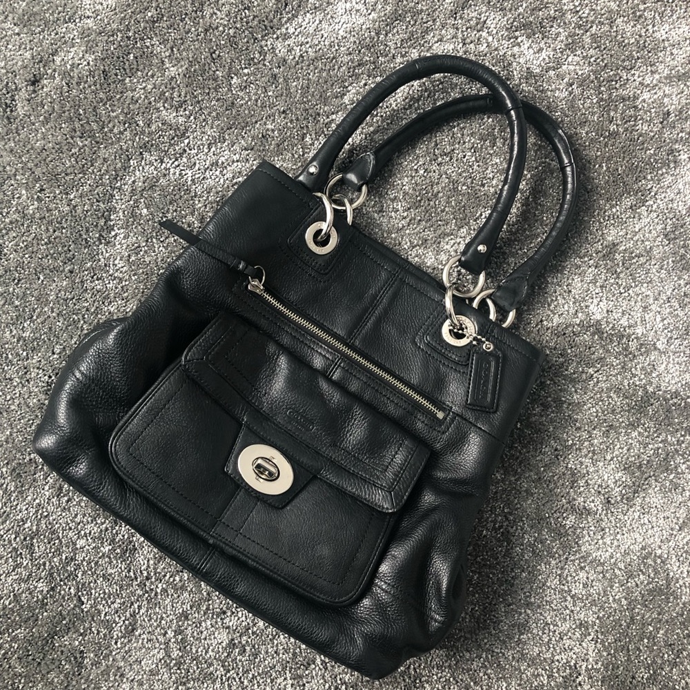 DONATING NEXT WEEK- Black Coach purse